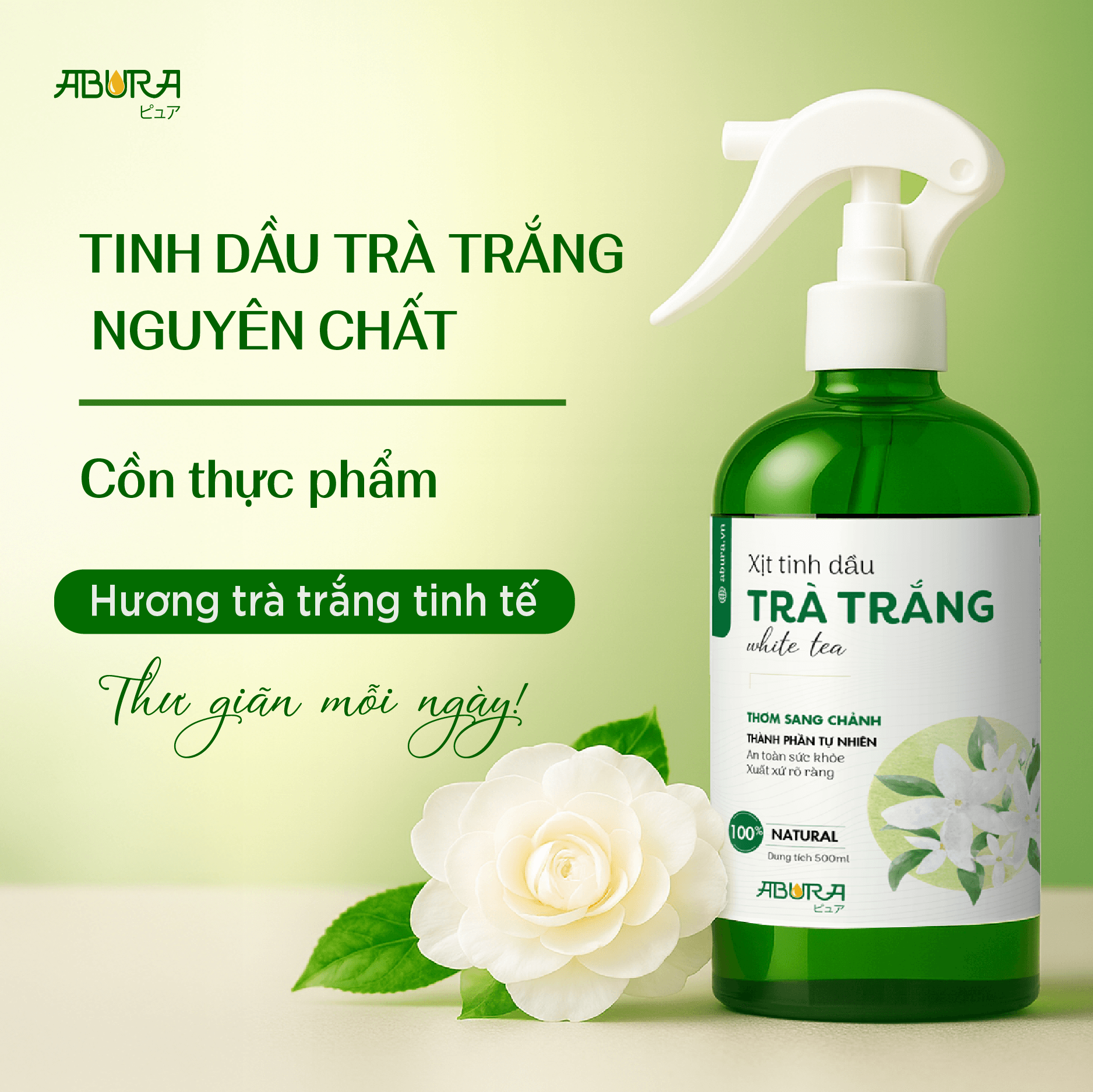Thành Phần Tinh Dầu Xịt Thơm Trà Trắng Thành Phần Tinh Dầu Xịt Thơm Trà Trắng