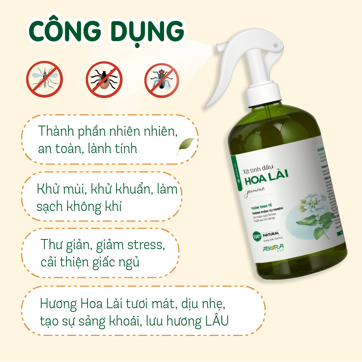 cong-dung Công Dụng Của Tinh Dầu Xịt Thơm Hoa Lài