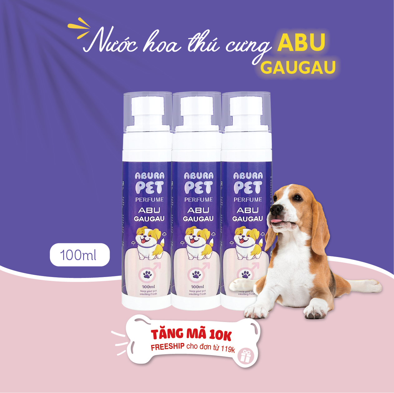 Nước hoa thú cưng Abu ABURA - Bí quyết giúp Boss tỏa sáng với hương thơm quyến rũ