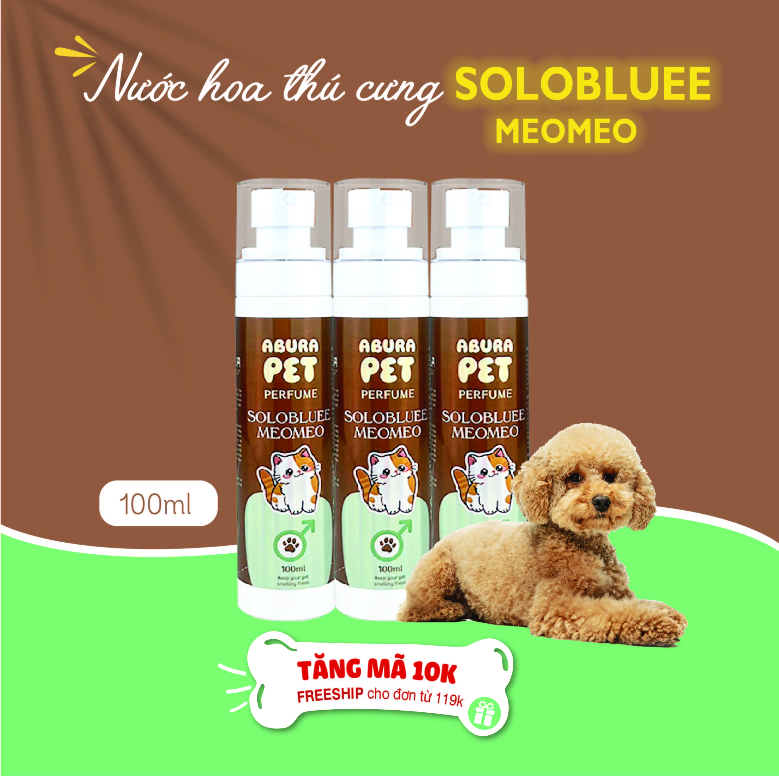 Nước hoa thú cưng Solobluee