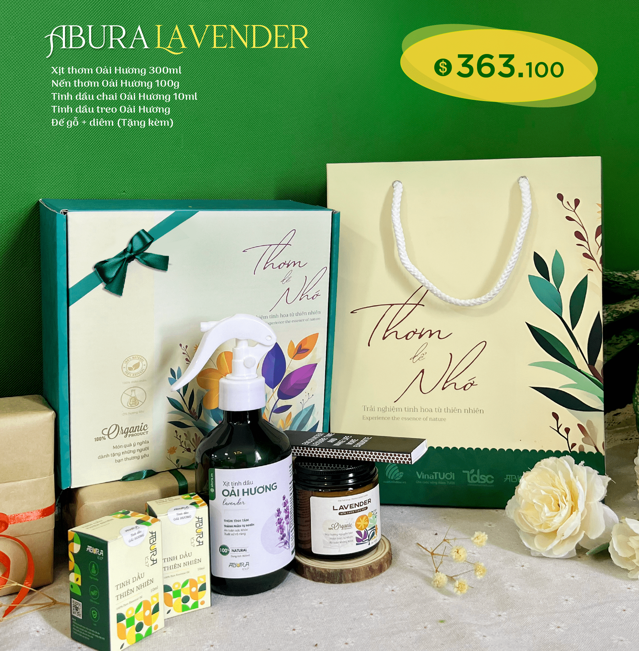 Set quà tặng ABURA LAVENDER Set quà tặng ABURA LAVENDER