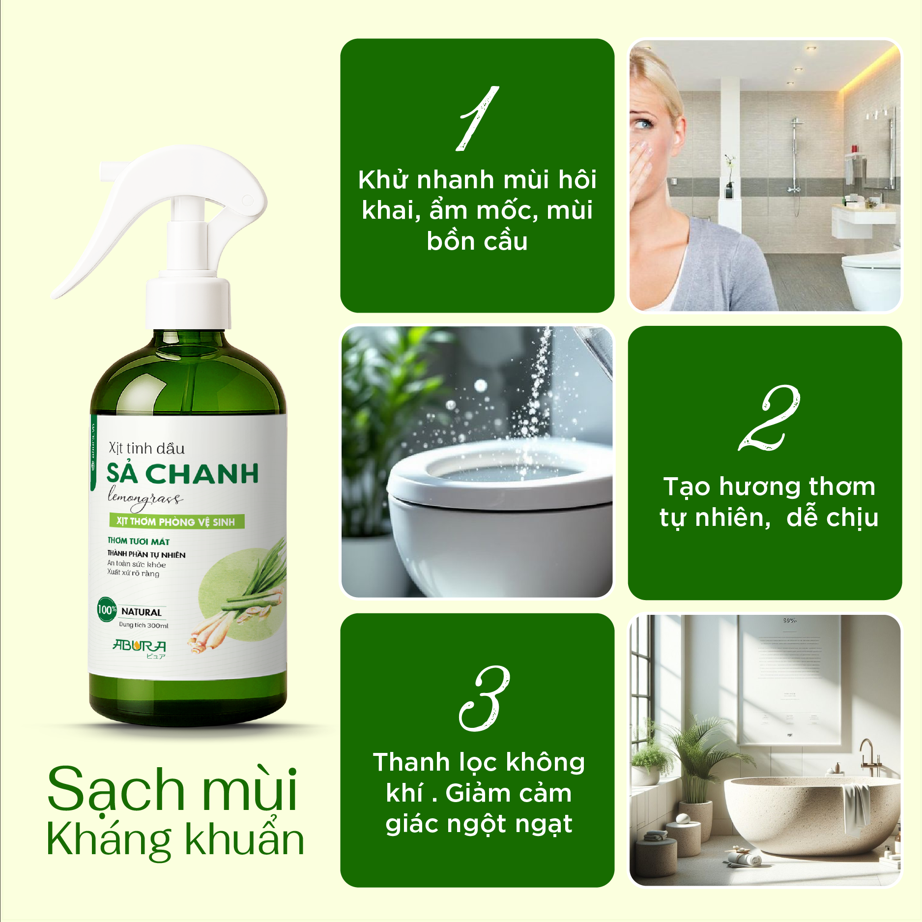 Lợi Ích Khi Sử Dụng Xịt Tinh Dầu Diệt Khuẩn Khử Mùi Nhà Vệ Sinh ABURA Lợi Ích Khi Sử Dụng Xịt Tinh Dầu Diệt Khuẩn Khử Mùi Nhà Vệ Sinh ABURA