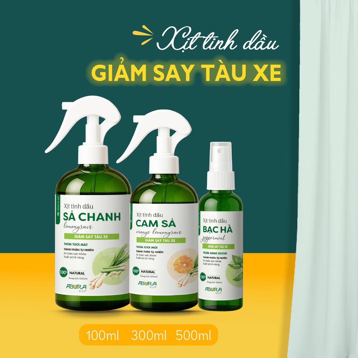 Tinh dầu xịt Giảm Say Tàu Xe