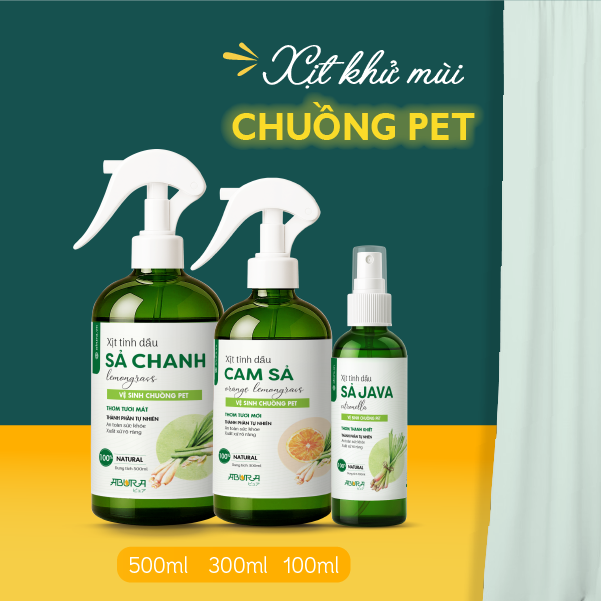 Tinh Dầu Xịt Khử Mùi Chuồng Pet – Giải Pháp Khử Mùi An Toàn, Hiệu Quả Cho Nhà Có Thú Cưng